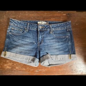 Charlotte Russe cutoff Jean denim shorts sz 8